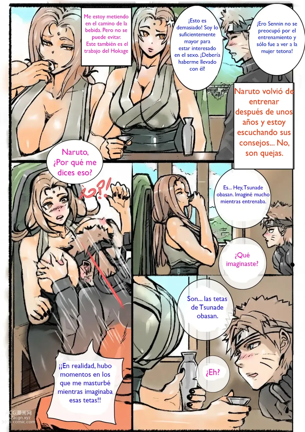 Page 2 of doujinshi Naruto Quiere Que Tsunade Le Ayude A Graduarse De Su Virginidad