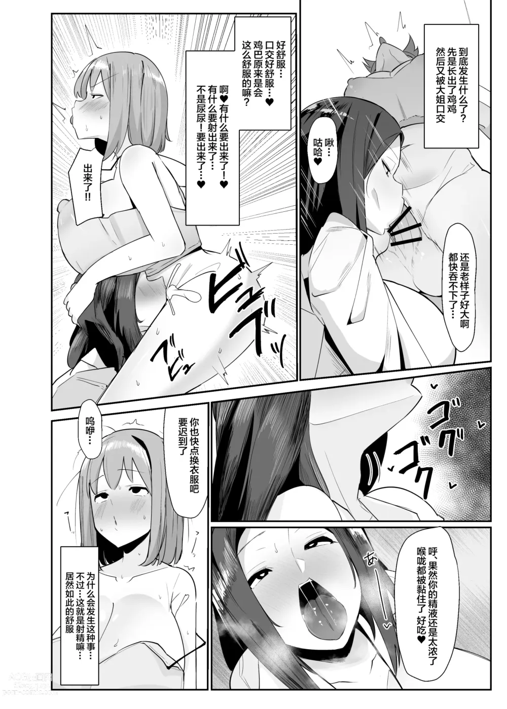 Page 5 of doujinshi Aruhi Totsuzen Futanari wa Bokki shitara shasei suru no ga Atarimae no Sekai ni nattara