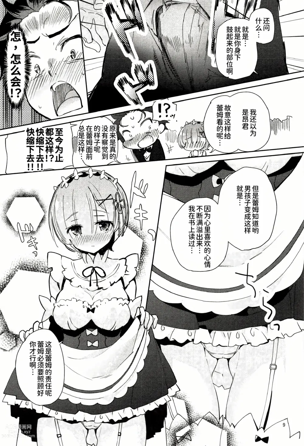 Page 8 of doujinshi AMATOU-02 -Rem Rin Love Love Hon-