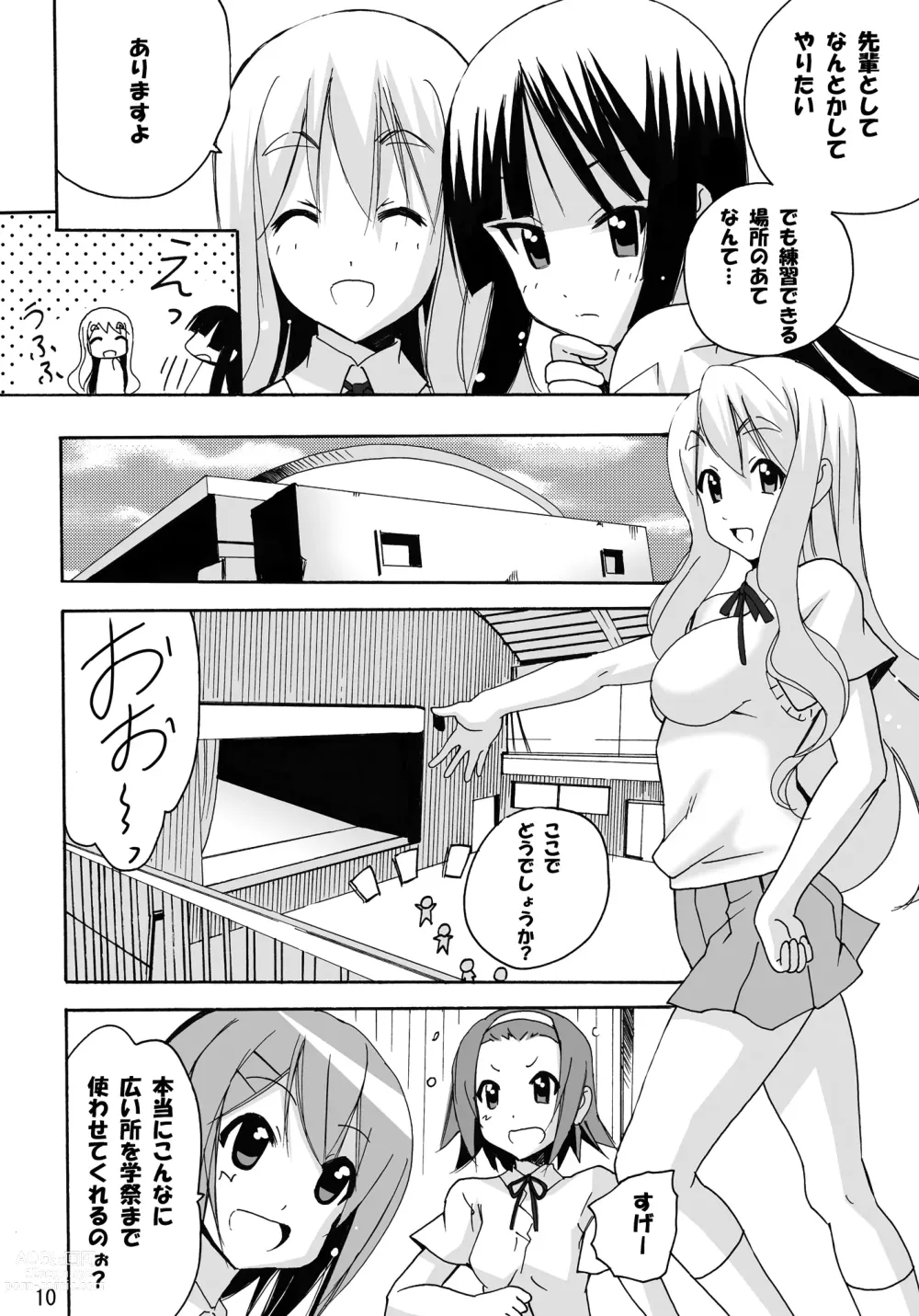 Page 10 of doujinshi Mio No Asoko Ga Taputapu Jikan