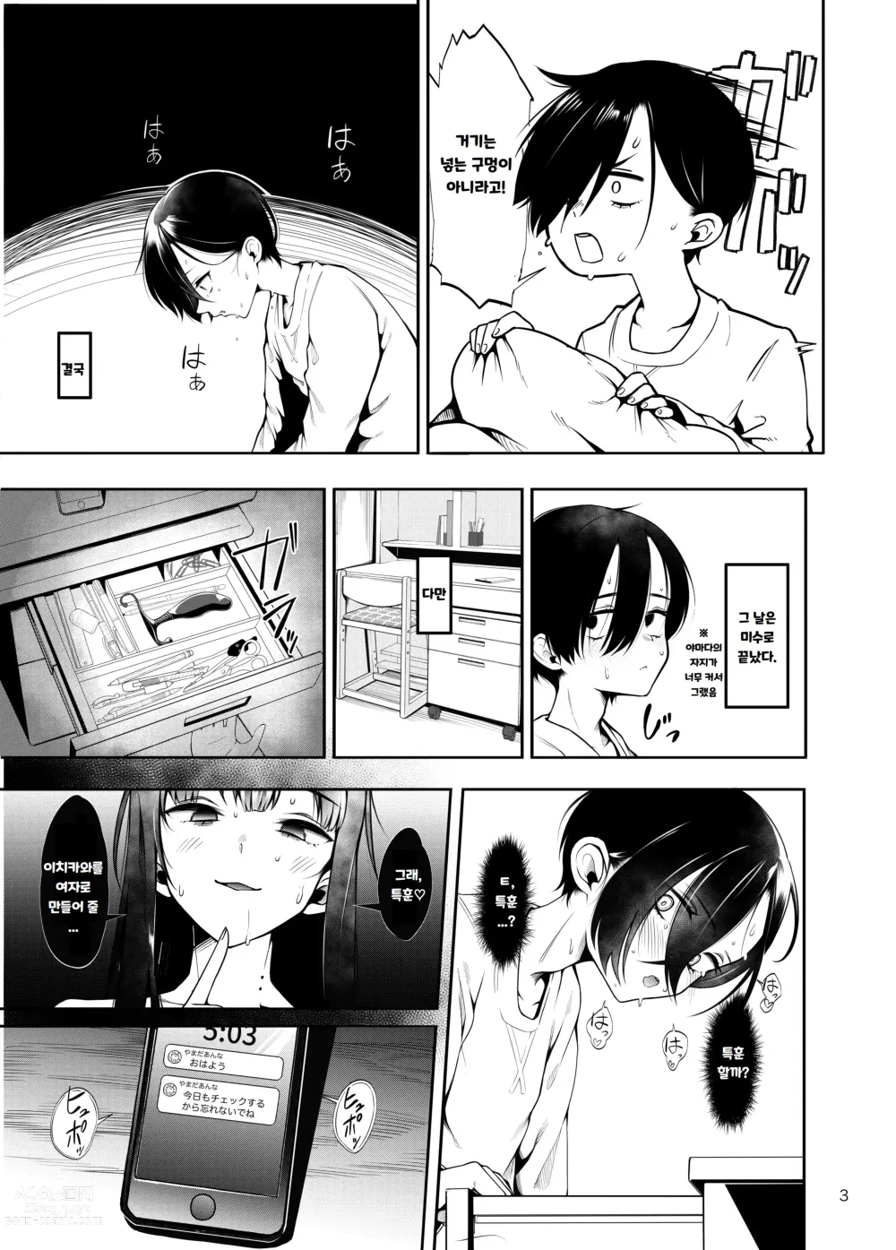 Page 4 of doujinshi Boku no Teisou ga Yabai Yatsu