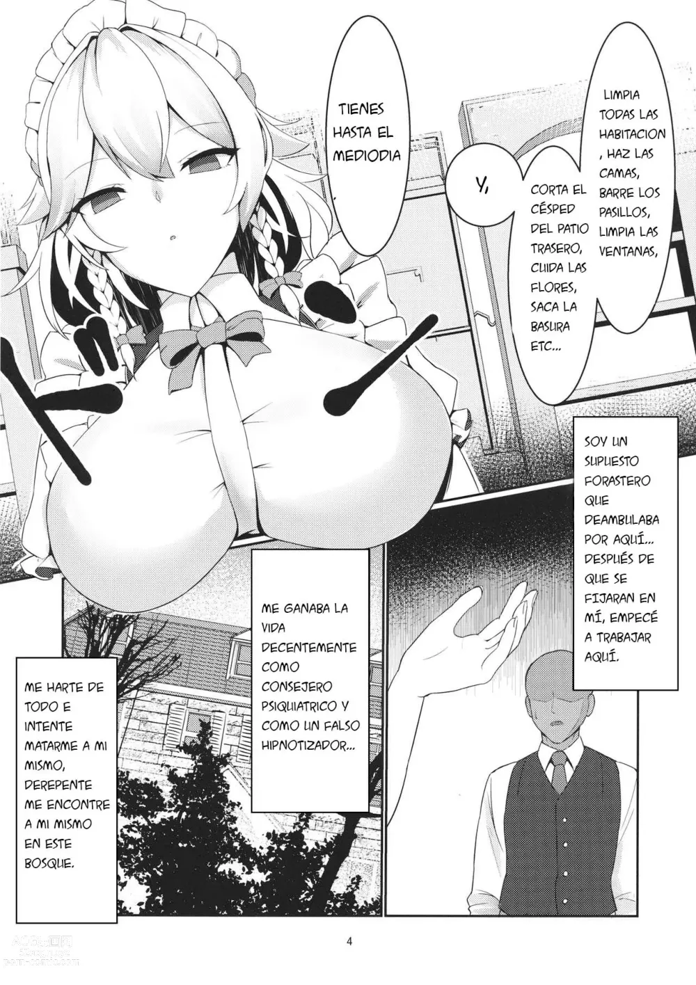 Page 3 of doujinshi Izayoi Sakuya Kaihou Saimin