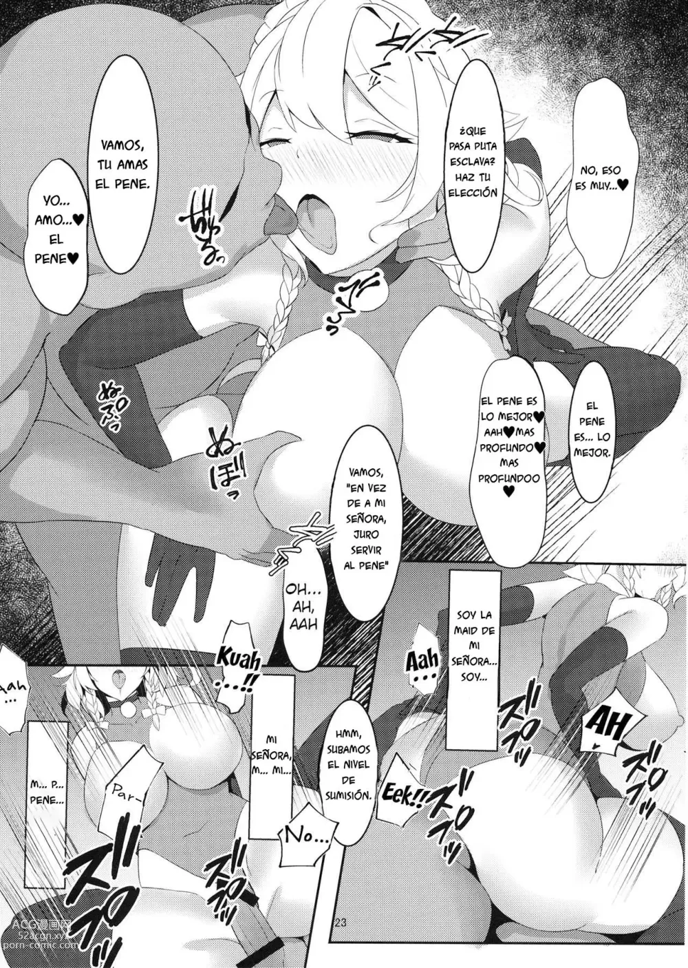 Page 22 of doujinshi Izayoi Sakuya Kaihou Saimin