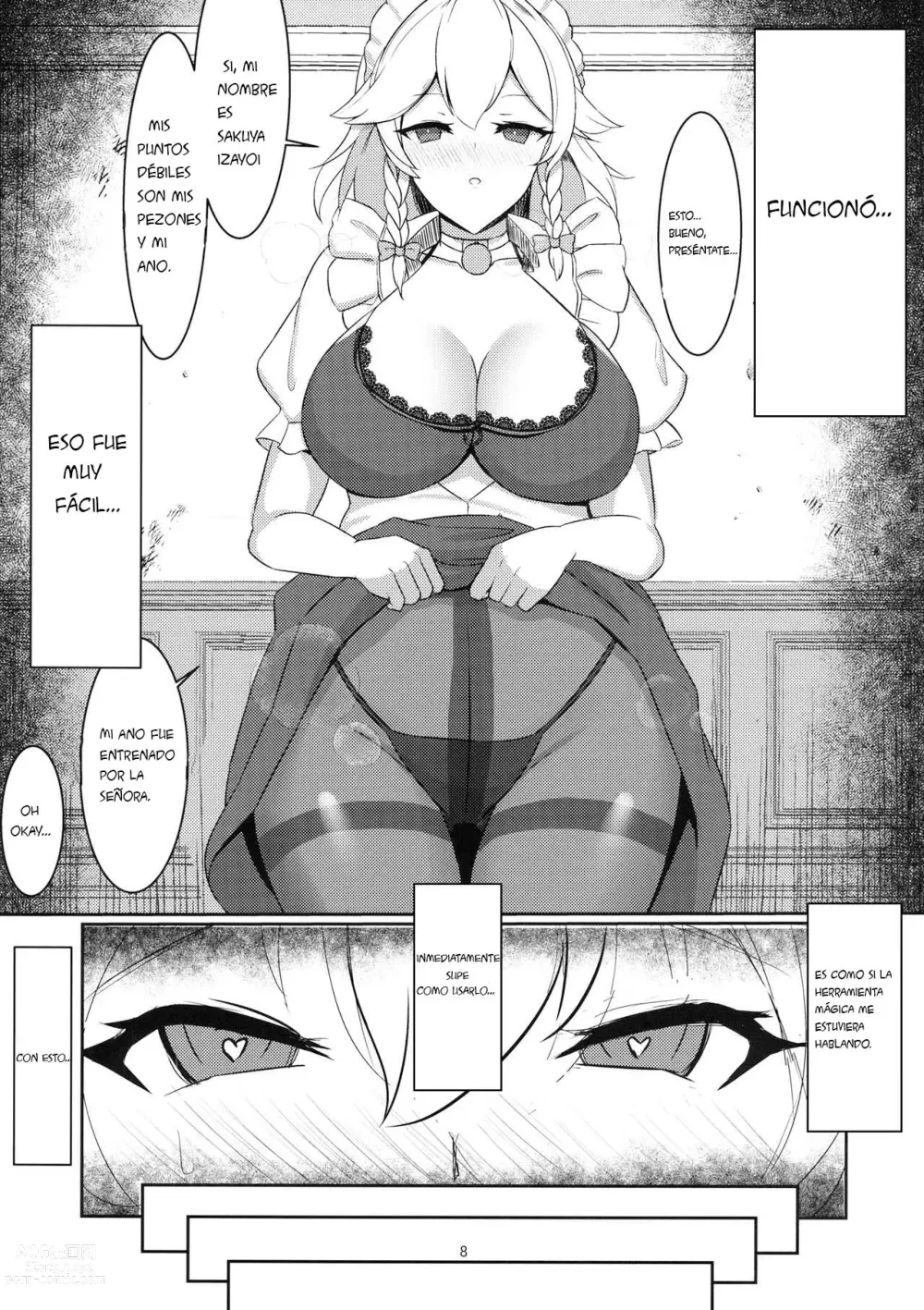 Page 7 of doujinshi Izayoi Sakuya Kaihou Saimin