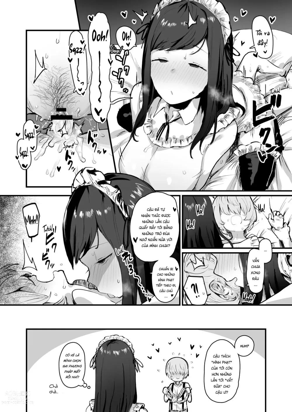 Page 9 of doujinshi Cô hầu gái hờ hững của tôi