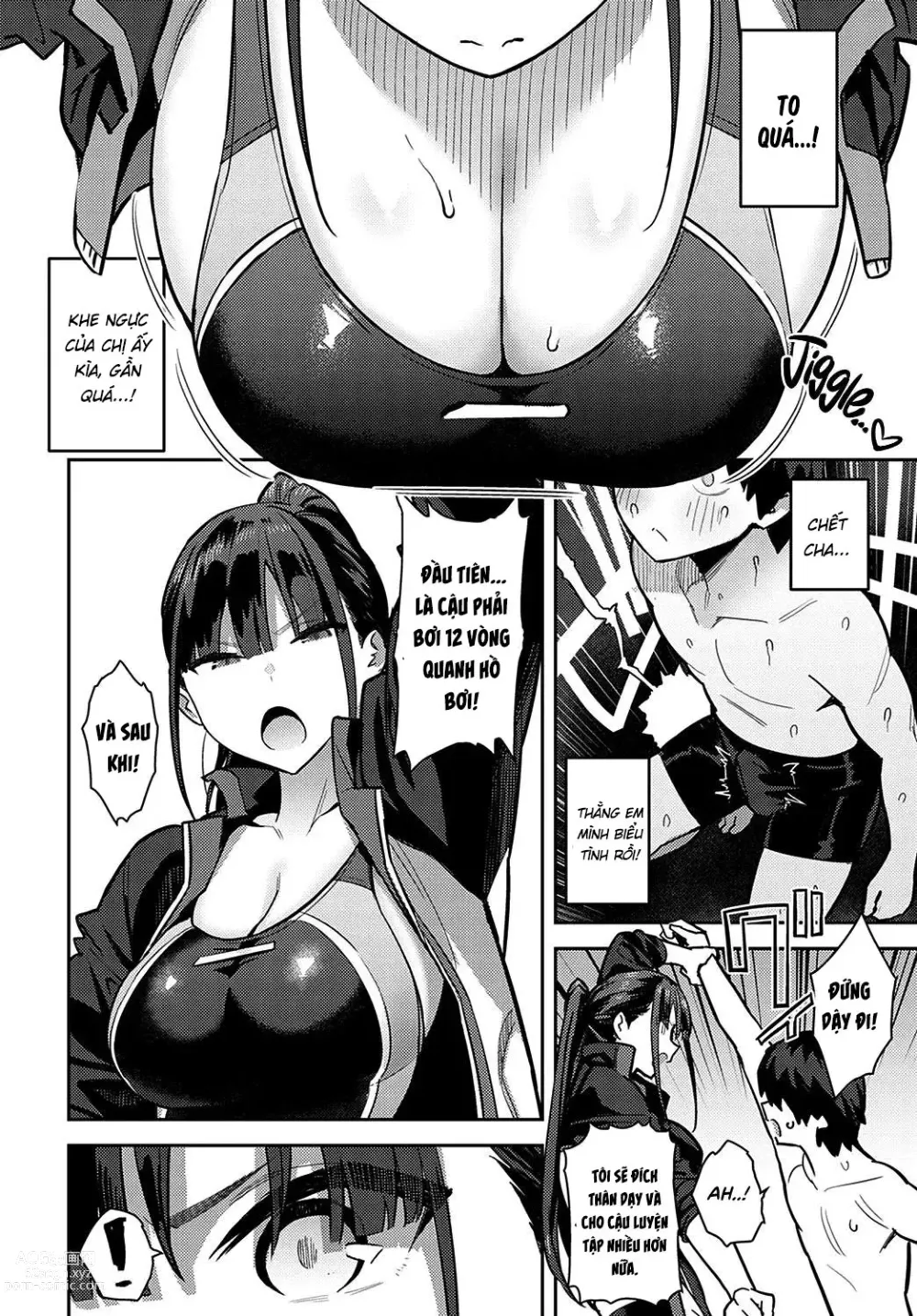 Page 8 of manga Sóc lọ cùng với senpai trong clb bơi lội