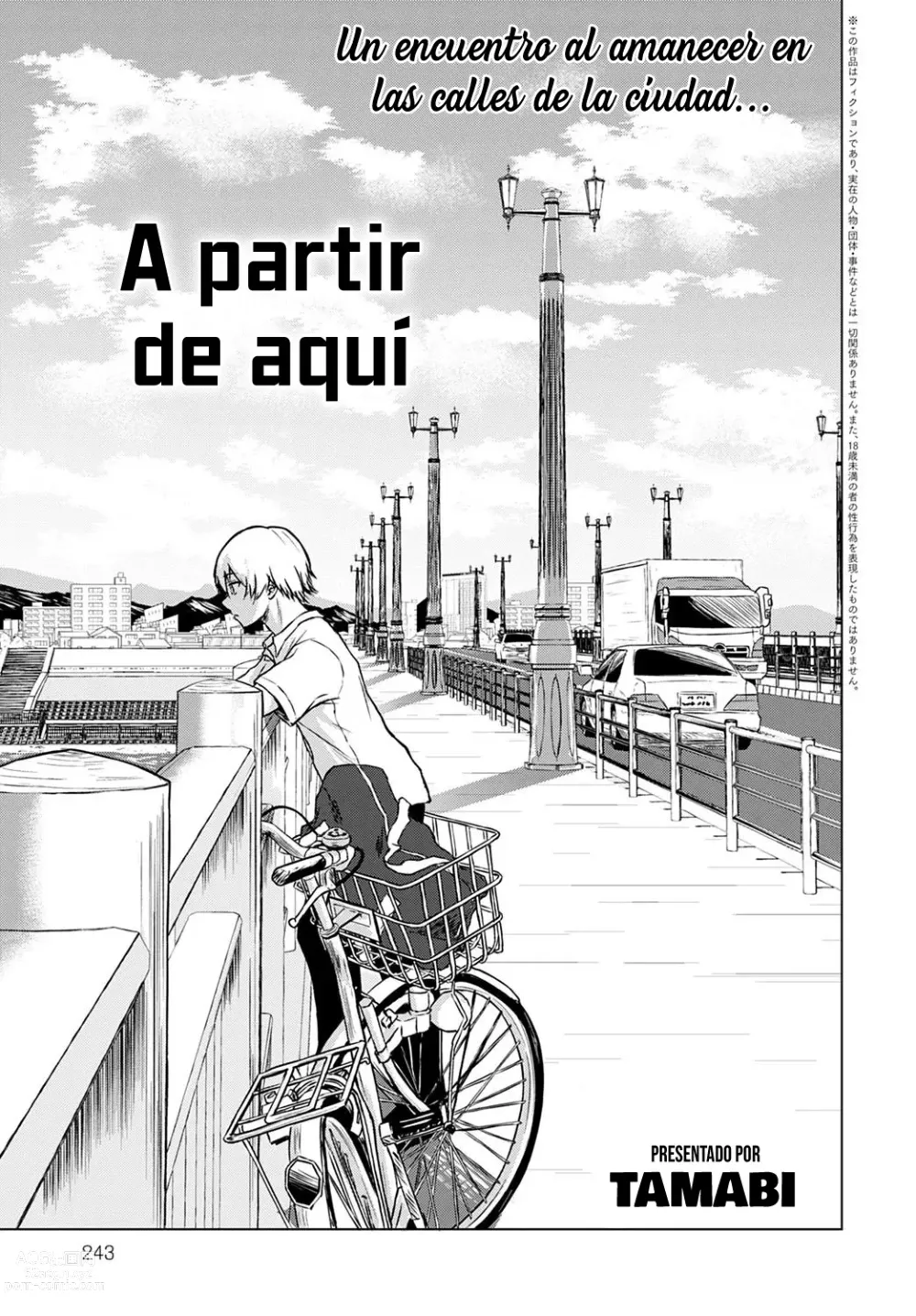 Page 2 of manga A partir de aquí