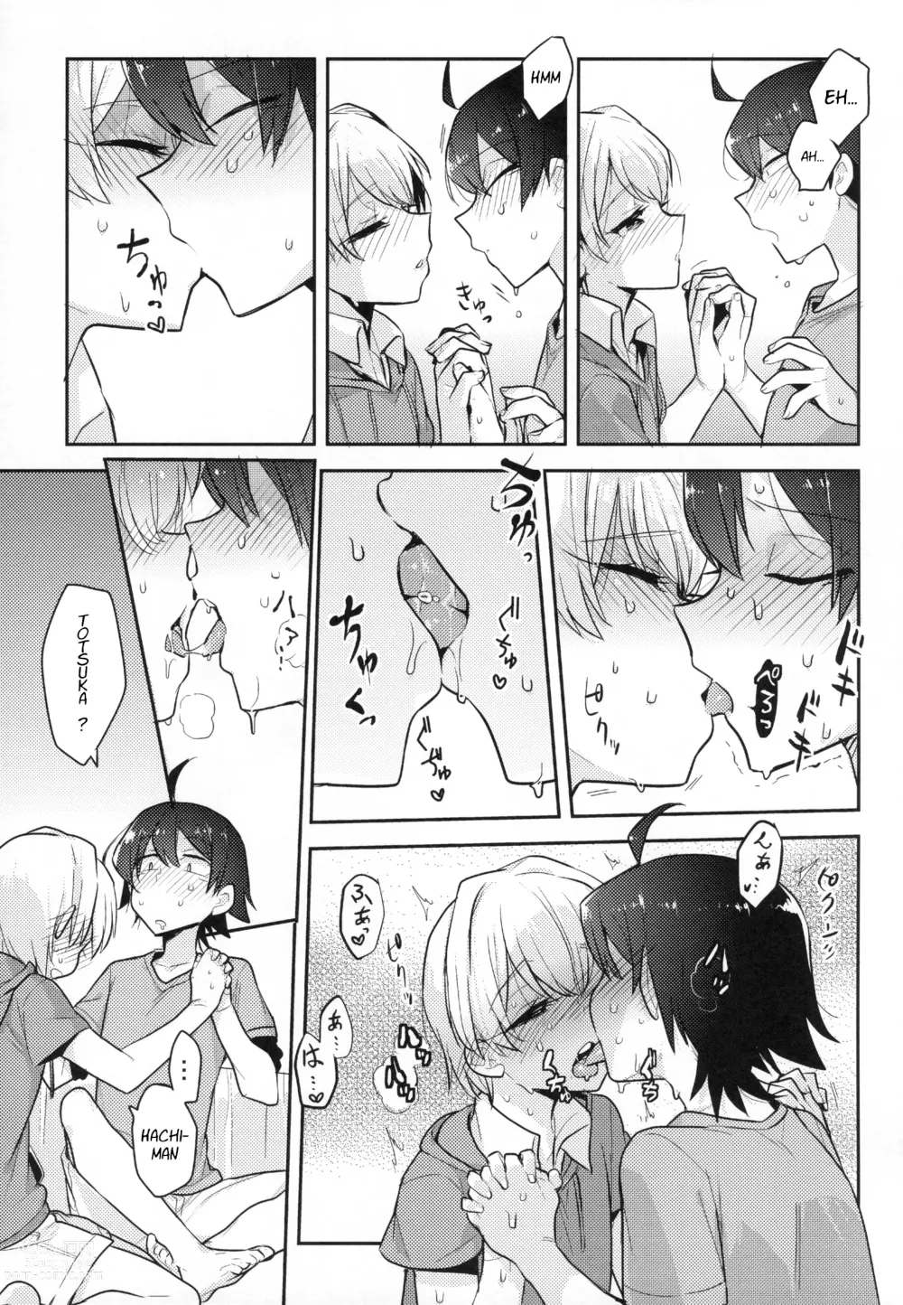 Page 5 of doujinshi Tenshi Kawaii Totsuka no Dekamara de Mesu ni Sareru Hachiman no Hon.