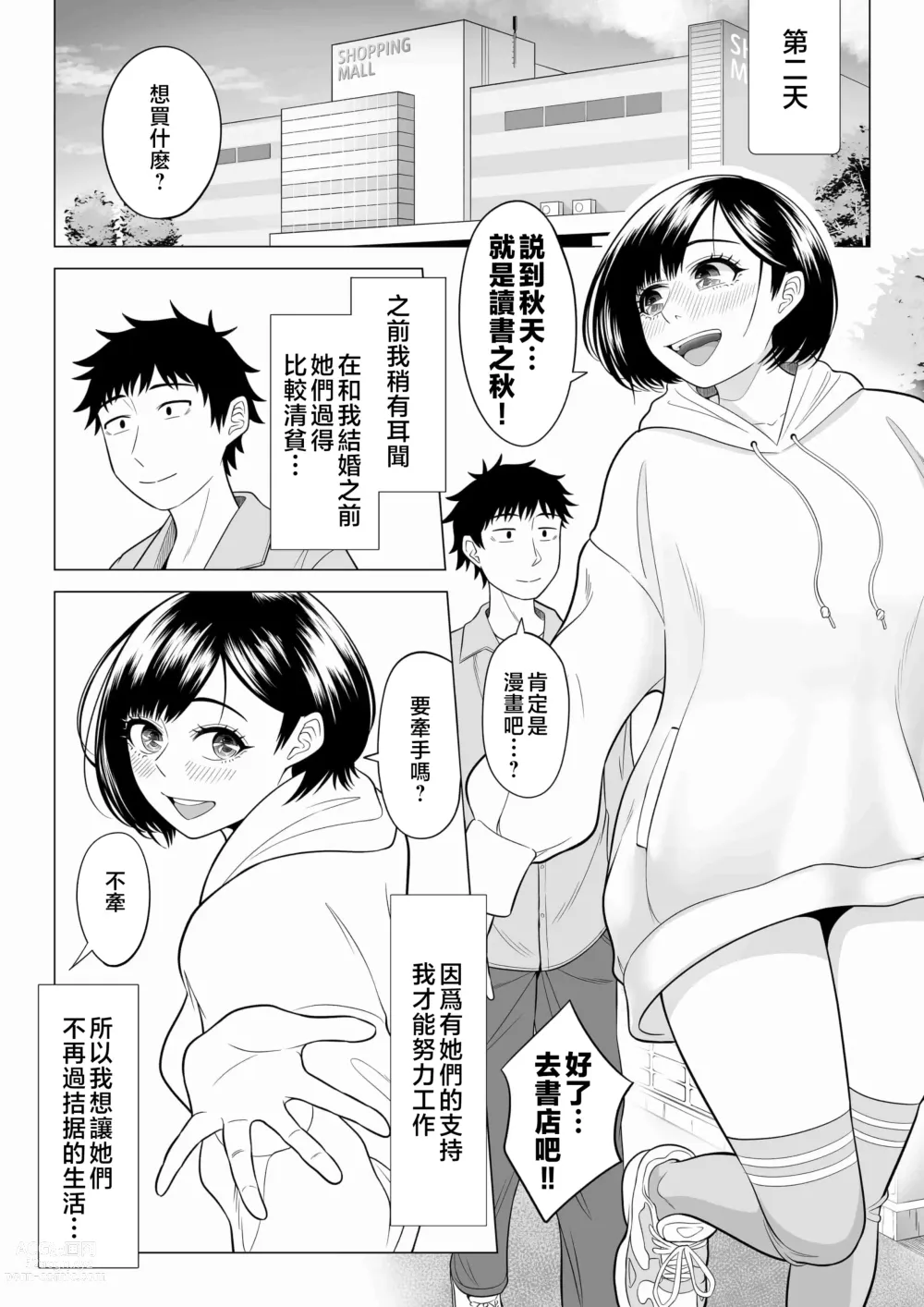 Page 34 of doujinshi Tsuma to Tsurego ga Onaji Hito (Ore) o Suki ni Naru no wa Idenshi-teki ni Touzen!? 2