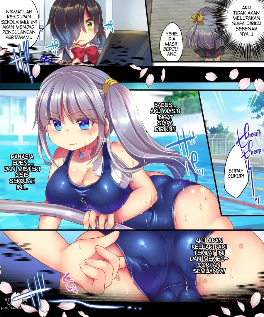 Page 37 of doujinshi Dennou Sekai ni Torawarete ~Onna Avatar de Seihoushi Jugyou, Uketemasu~