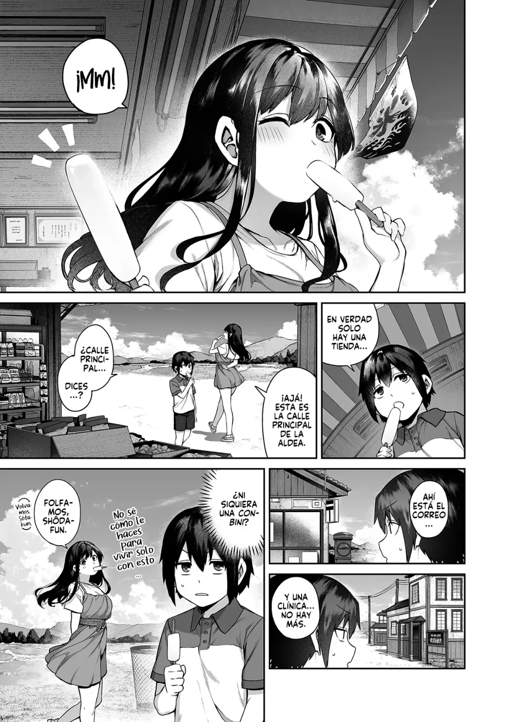 Page 8 of doujinshi Otona ni Naru Natsu -Oboetate H ni Dohamari suru Inaka OneShota-