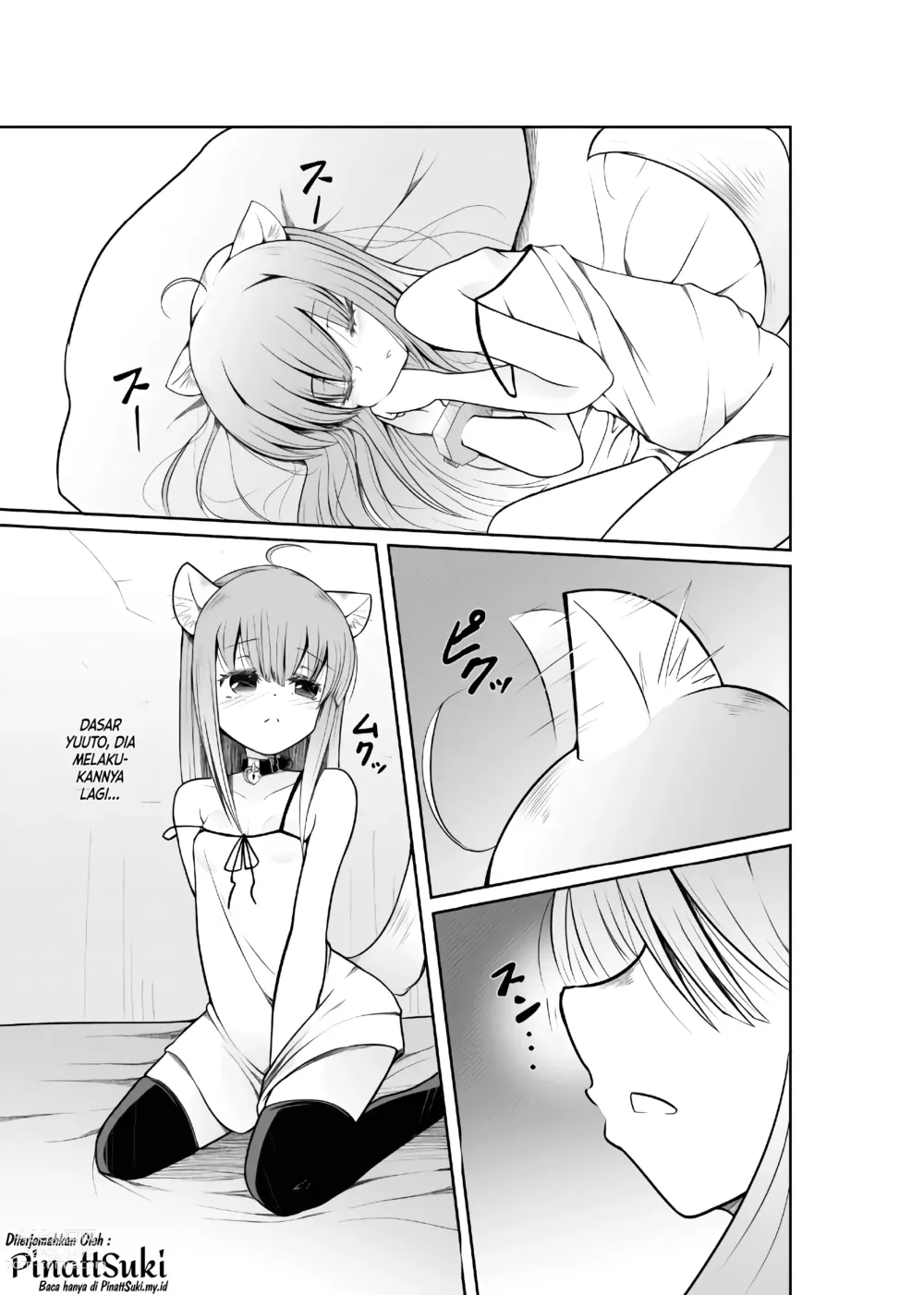 Page 2 of doujinshi Game no Sekai ni Teni Shita TS Wanko ga Issho ni Teni Shita Yuujin to Uyokyokusetsu o Hete Musubareru Hanashi