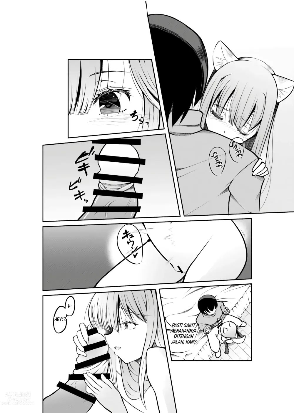 Page 9 of doujinshi Game no Sekai ni Teni Shita TS Wanko ga Issho ni Teni Shita Yuujin to Uyokyokusetsu o Hete Musubareru Hanashi