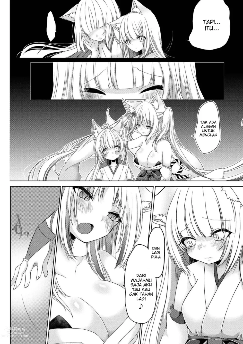 Page 22 of doujinshi Kitsunemusume Miko Ichiya Taiken Course?!