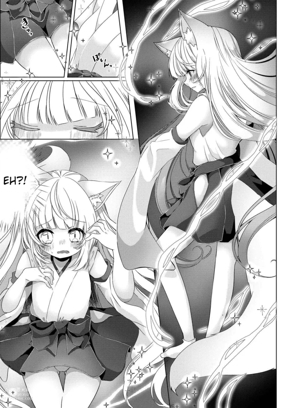 Page 9 of doujinshi Kitsunemusume Miko Ichiya Taiken Course?!