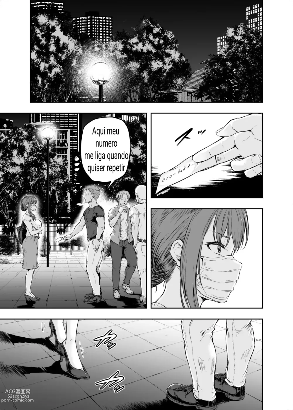 Page 46 of doujinshi Watashi... Kaerare Chaimashita. 2 -AroThir OL ga Yarichin Daigakusei-tachi no Chinpo ni Dohamari suru made-