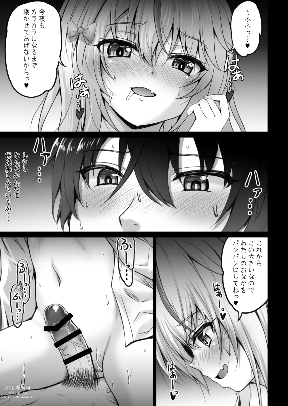 Page 9 of doujinshi Isekai de Tasuketa Shoujo ni Maiban Osowarete Komattemasu!! Daiichiya