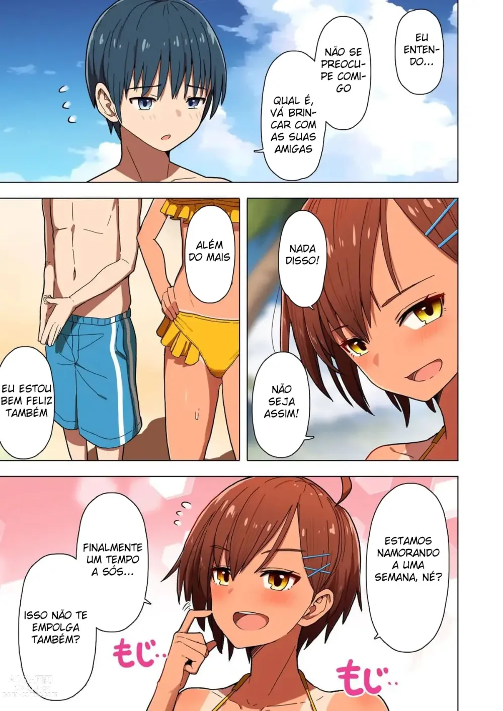 Page 8 of doujinshi Viagem Escolar, Uma Noite Tropcial Aonde Ela Foi Pega A Força