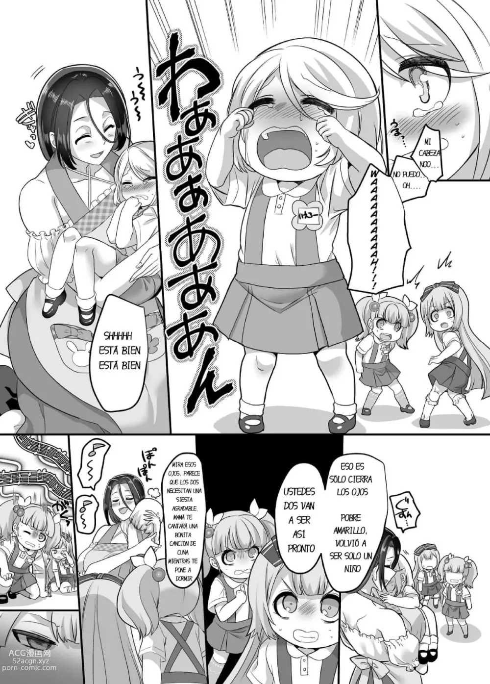 Page 14 of doujinshi TS Omorashi Hero wa, Mama ni Katemesen!