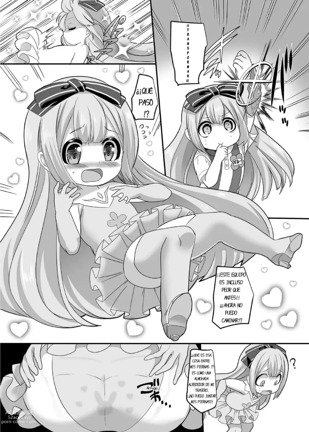 Page 16 of doujinshi TS Omorashi Hero wa, Mama ni Katemesen!