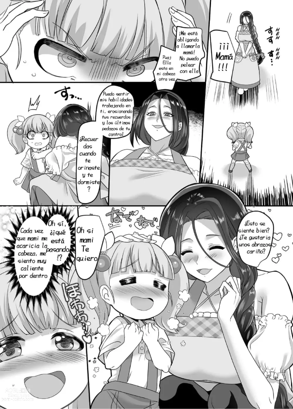 Page 23 of doujinshi TS Omorashi Hero wa, Mama ni Katemesen!