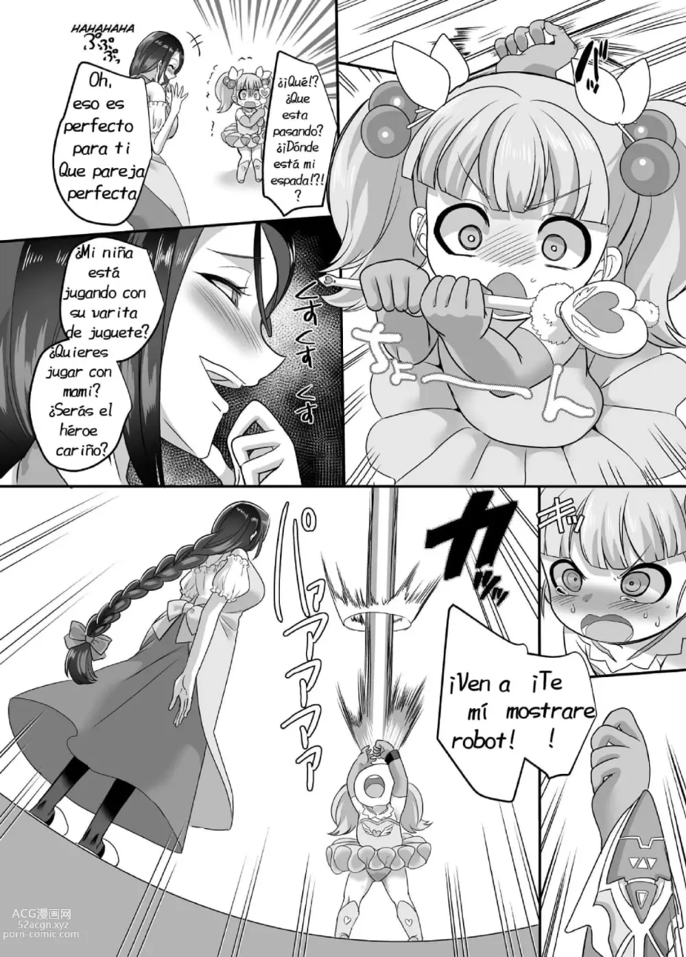 Page 26 of doujinshi TS Omorashi Hero wa, Mama ni Katemesen!