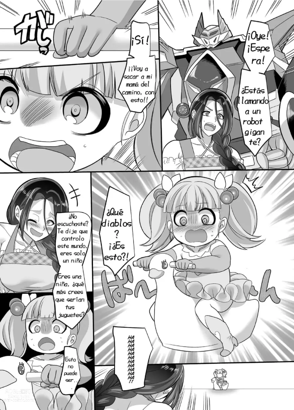 Page 27 of doujinshi TS Omorashi Hero wa, Mama ni Katemesen!