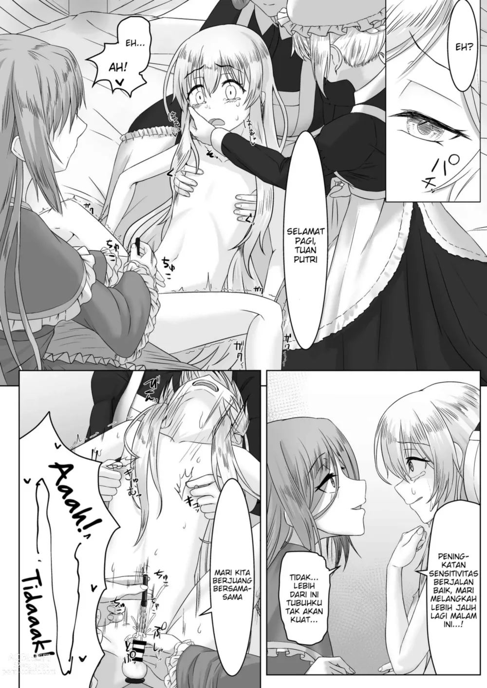 Page 22 of doujinshi Ohime-sama ♂ no Ouzoku Kyouiku