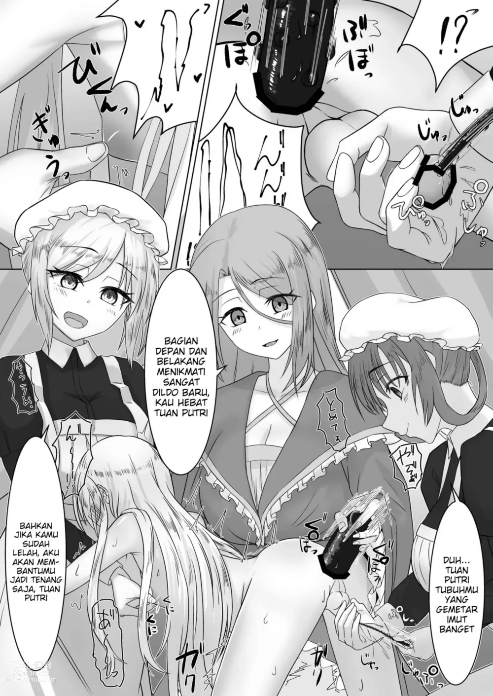 Page 31 of doujinshi Ohime-sama ♂ no Ouzoku Kyouiku