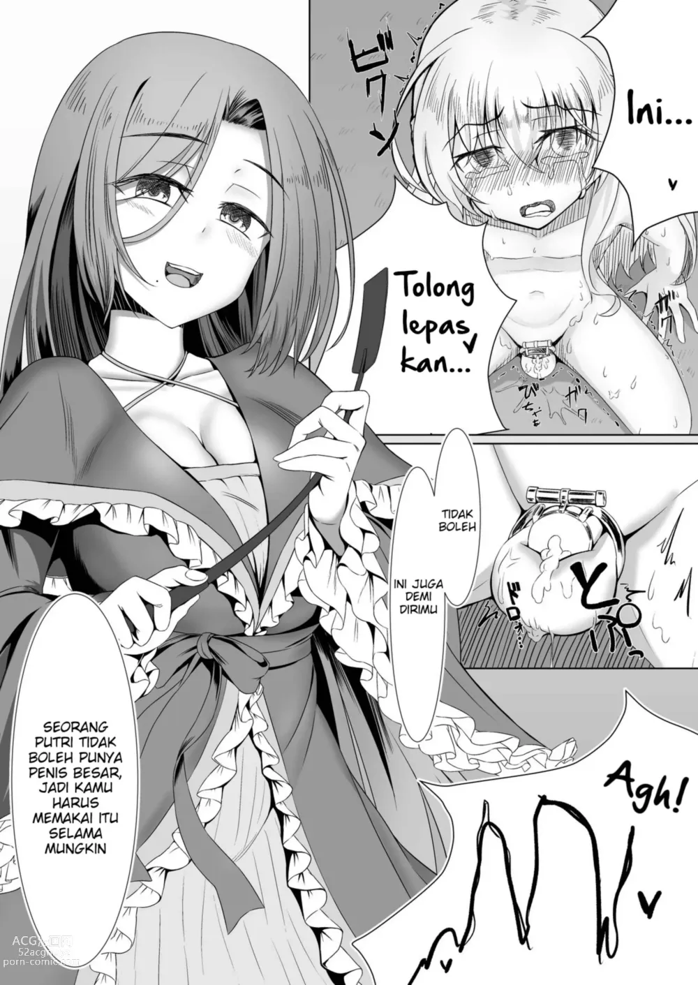 Page 7 of doujinshi Ohime-sama ♂ no Ouzoku Kyouiku