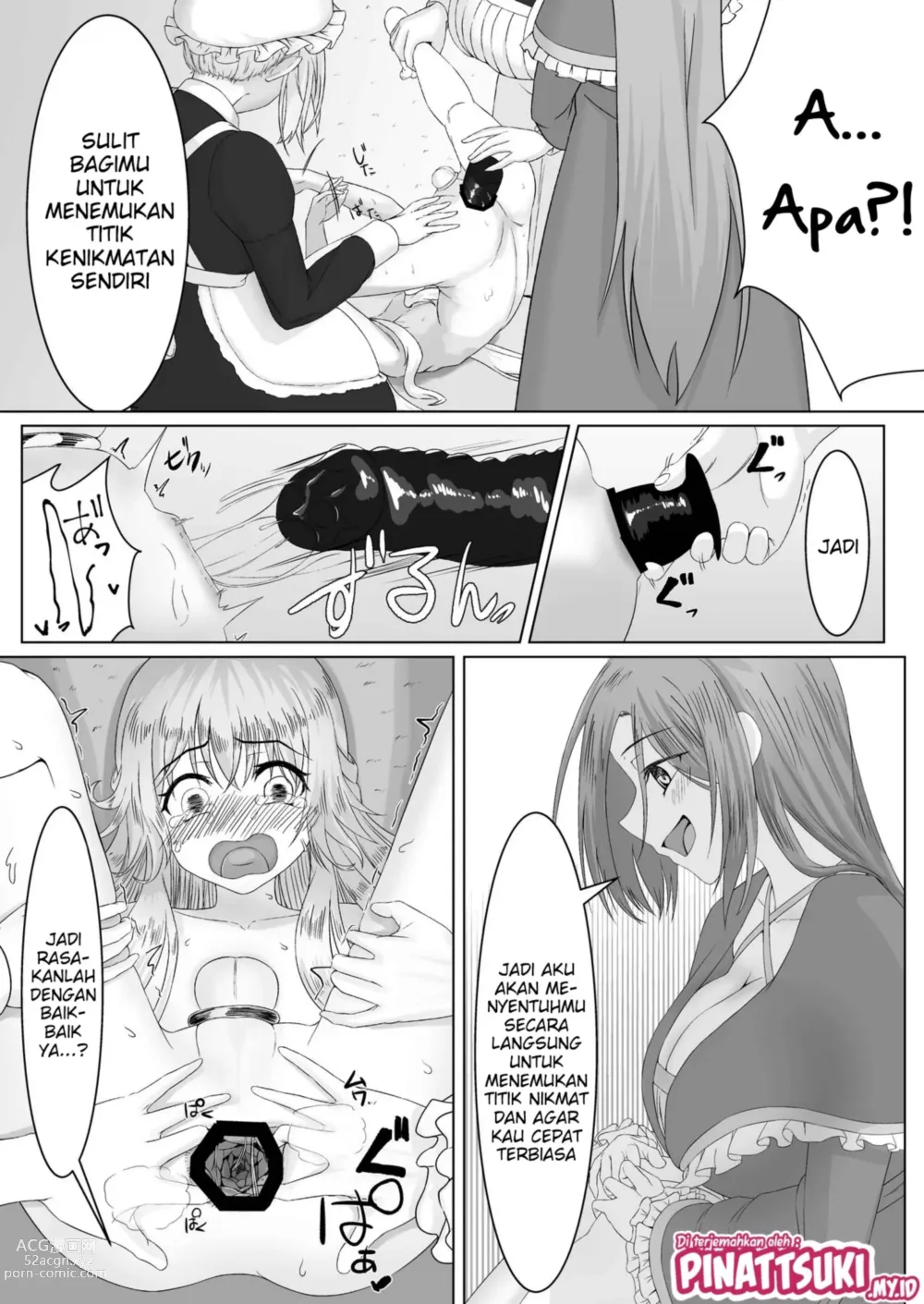 Page 10 of doujinshi Ohime-sama ♂ no Ouzoku Kyouiku