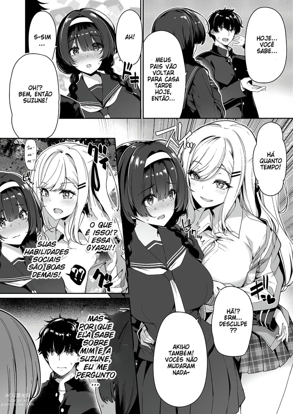 Page 3 of doujinshi InCha Couple ga You Gal-tachi to SEX Training Suru Hanashi