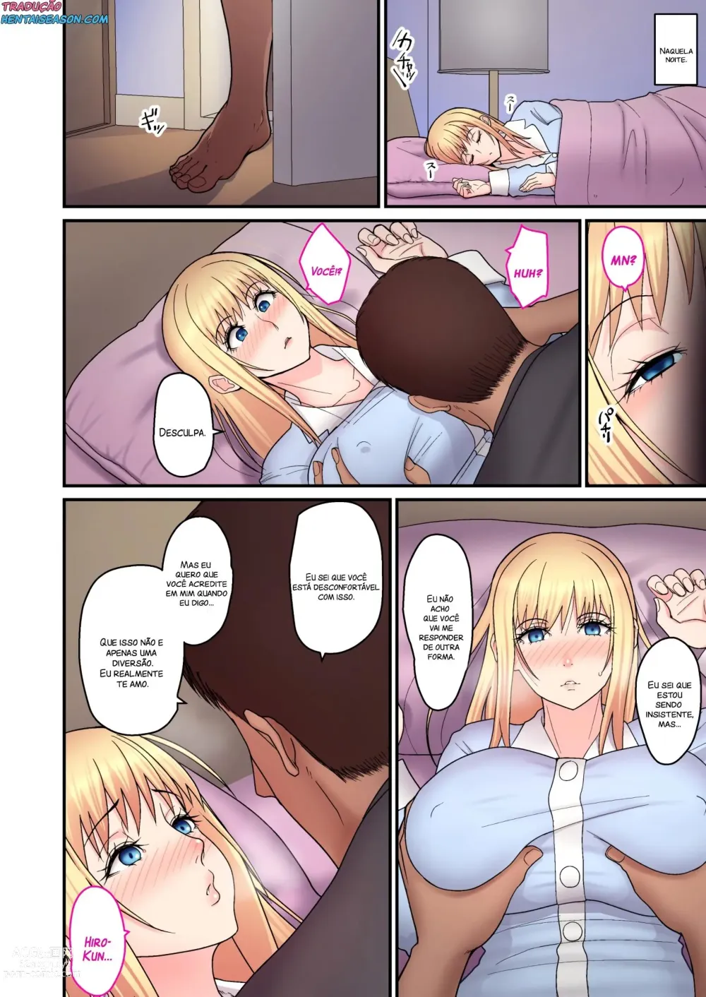 Page 12 of doujinshi Kinpatsu Single Mother to Icha Love Suru Hon