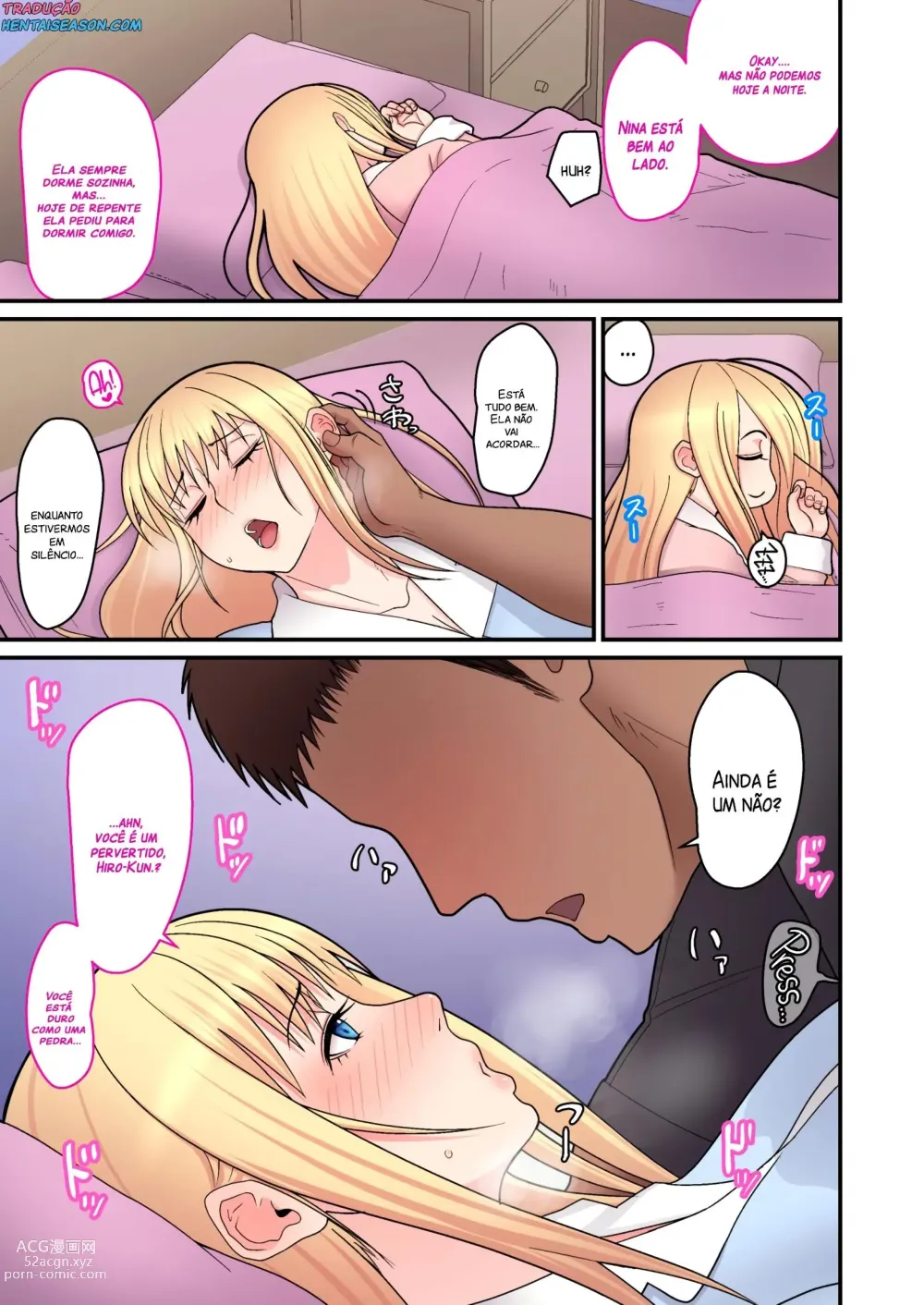 Page 13 of doujinshi Kinpatsu Single Mother to Icha Love Suru Hon