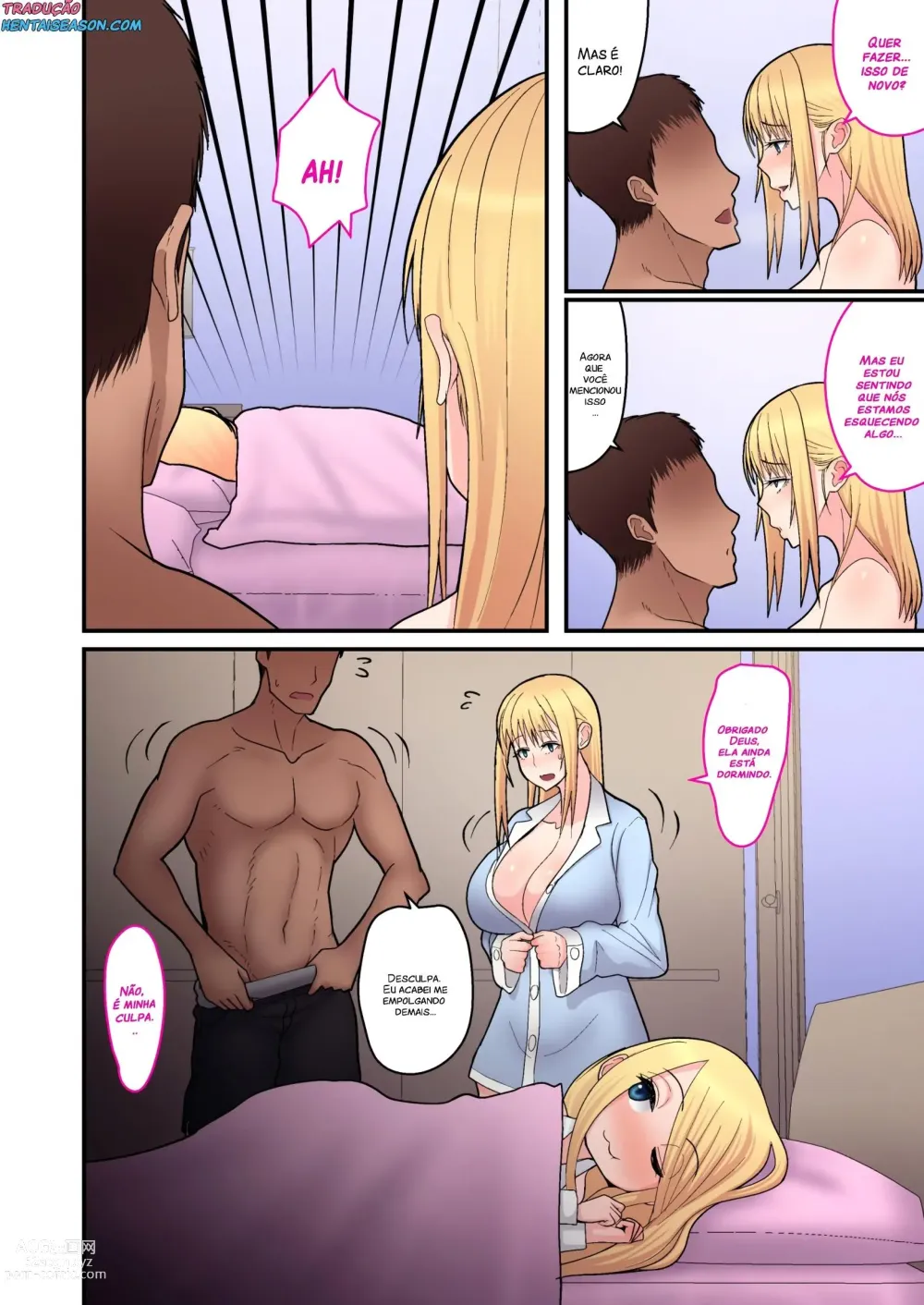 Page 24 of doujinshi Kinpatsu Single Mother to Icha Love Suru Hon