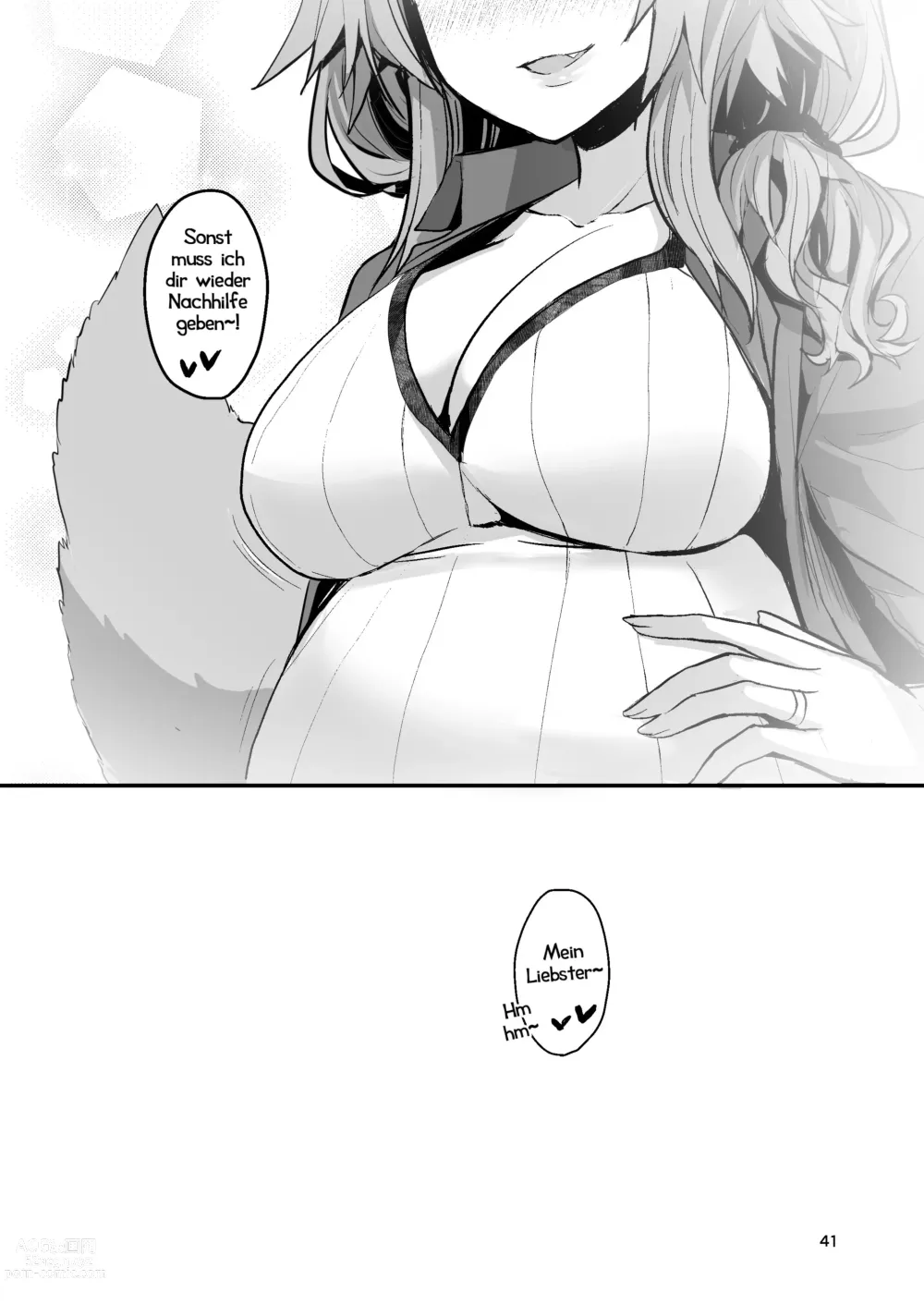 Page 39 of doujinshi Nachhilfe bei Frau Tamamo