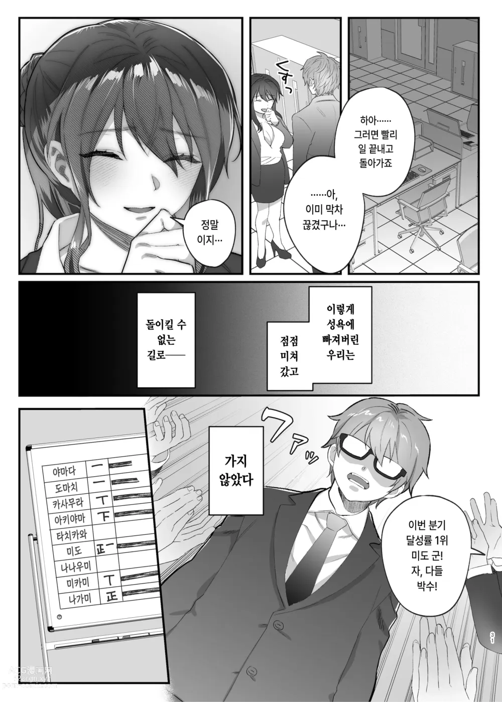 Page 30 of doujinshi 열심히 일하는 여자상사