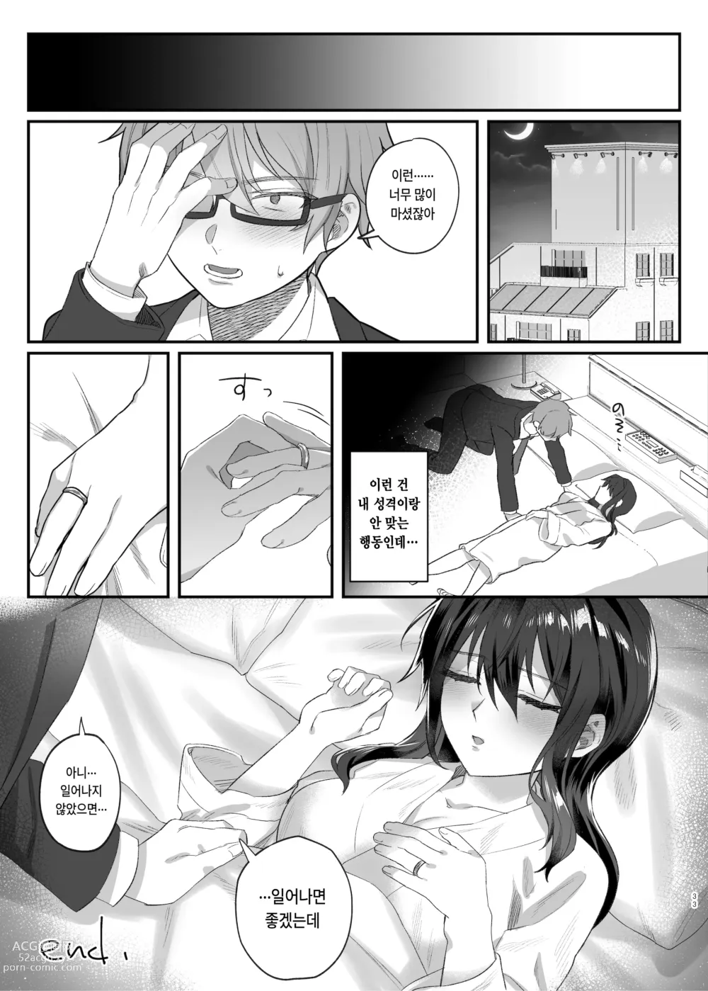 Page 32 of doujinshi 열심히 일하는 여자상사