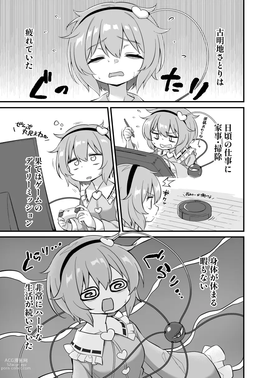 Page 3 of doujinshi Komeiji Satori wa Sareru ga Mama Ni