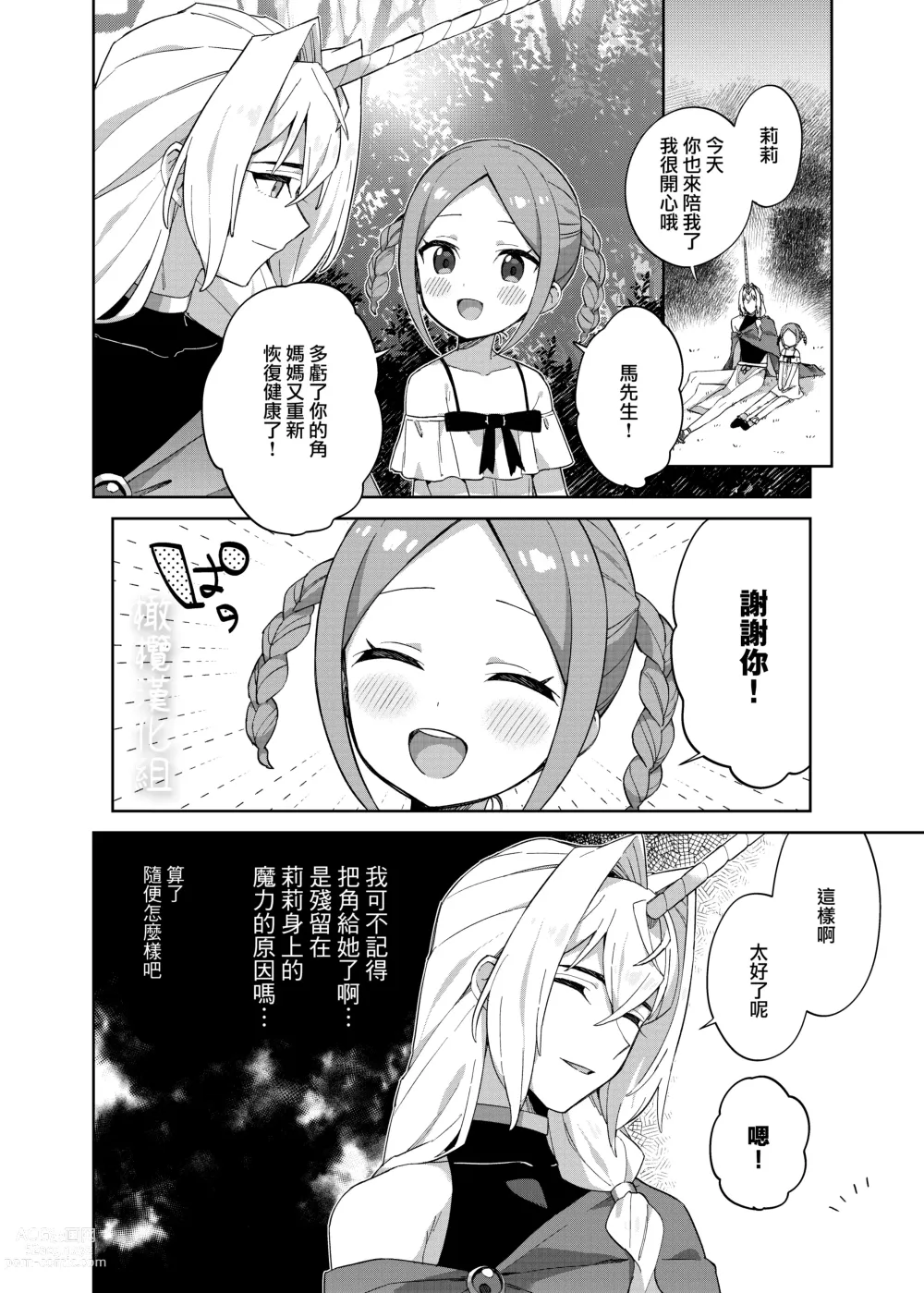 Page 37 of doujinshi 渴望独角兽之角的少女