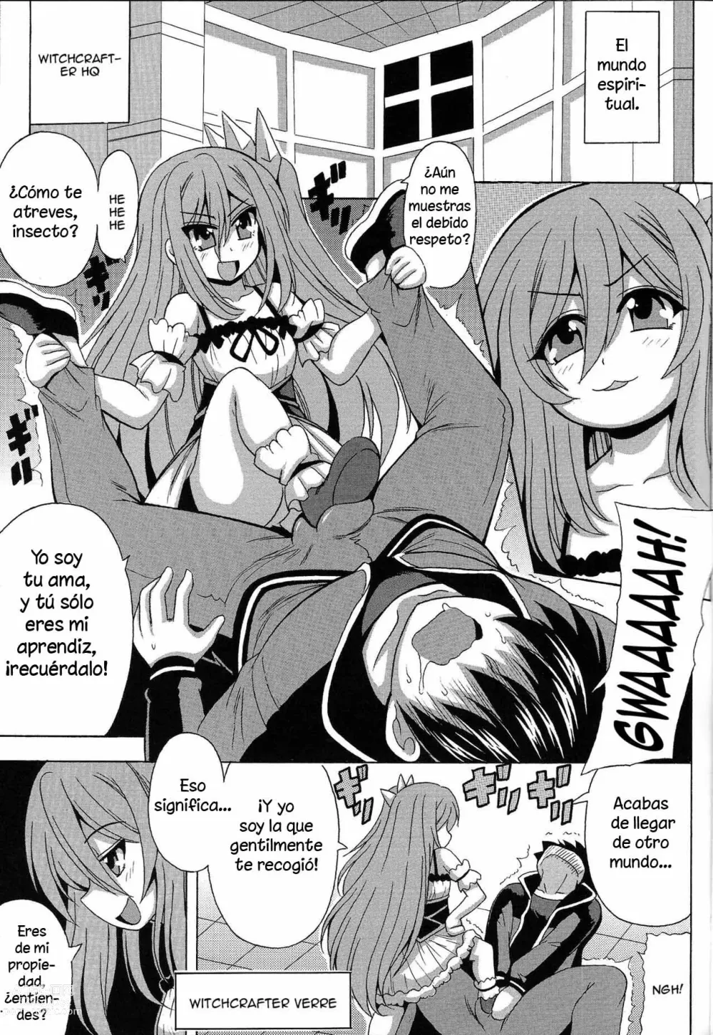 Page 2 of doujinshi Witchcrafter Paizuri Master