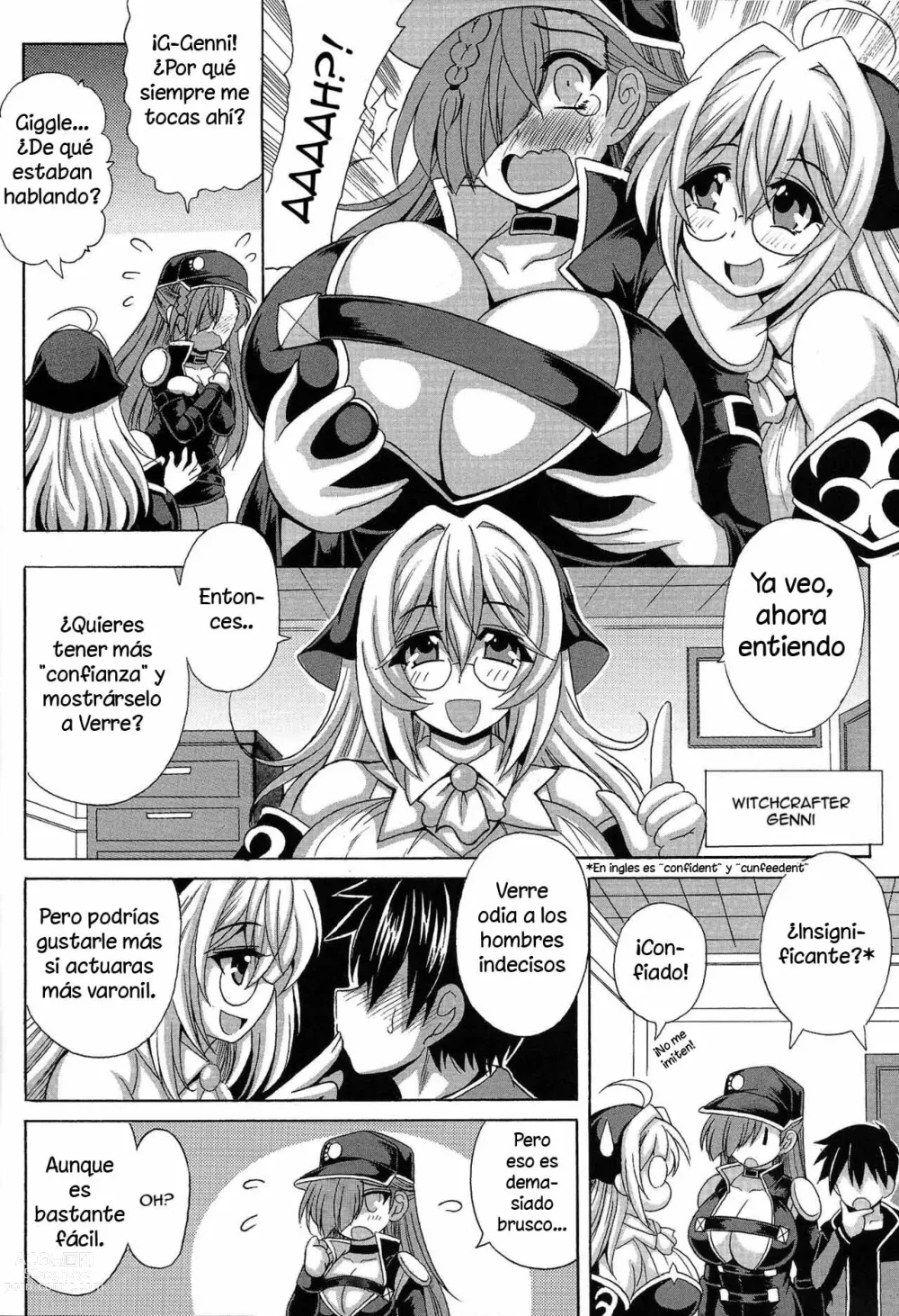 Page 5 of doujinshi Witchcrafter Paizuri Master