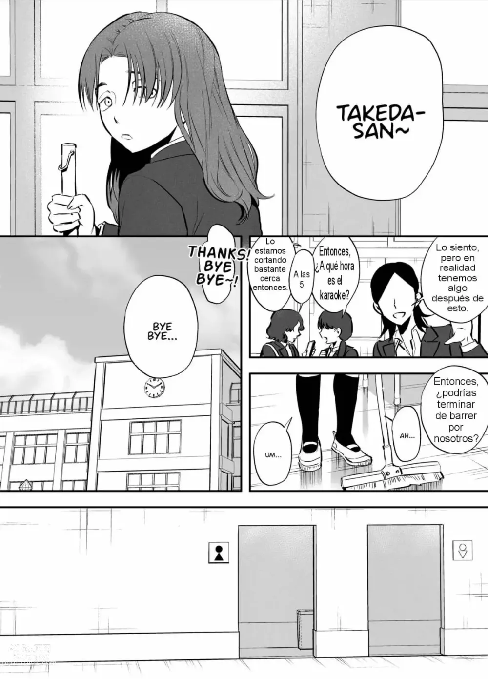 Page 2 of doujinshi Watashi to toire to futanari Hanako-san