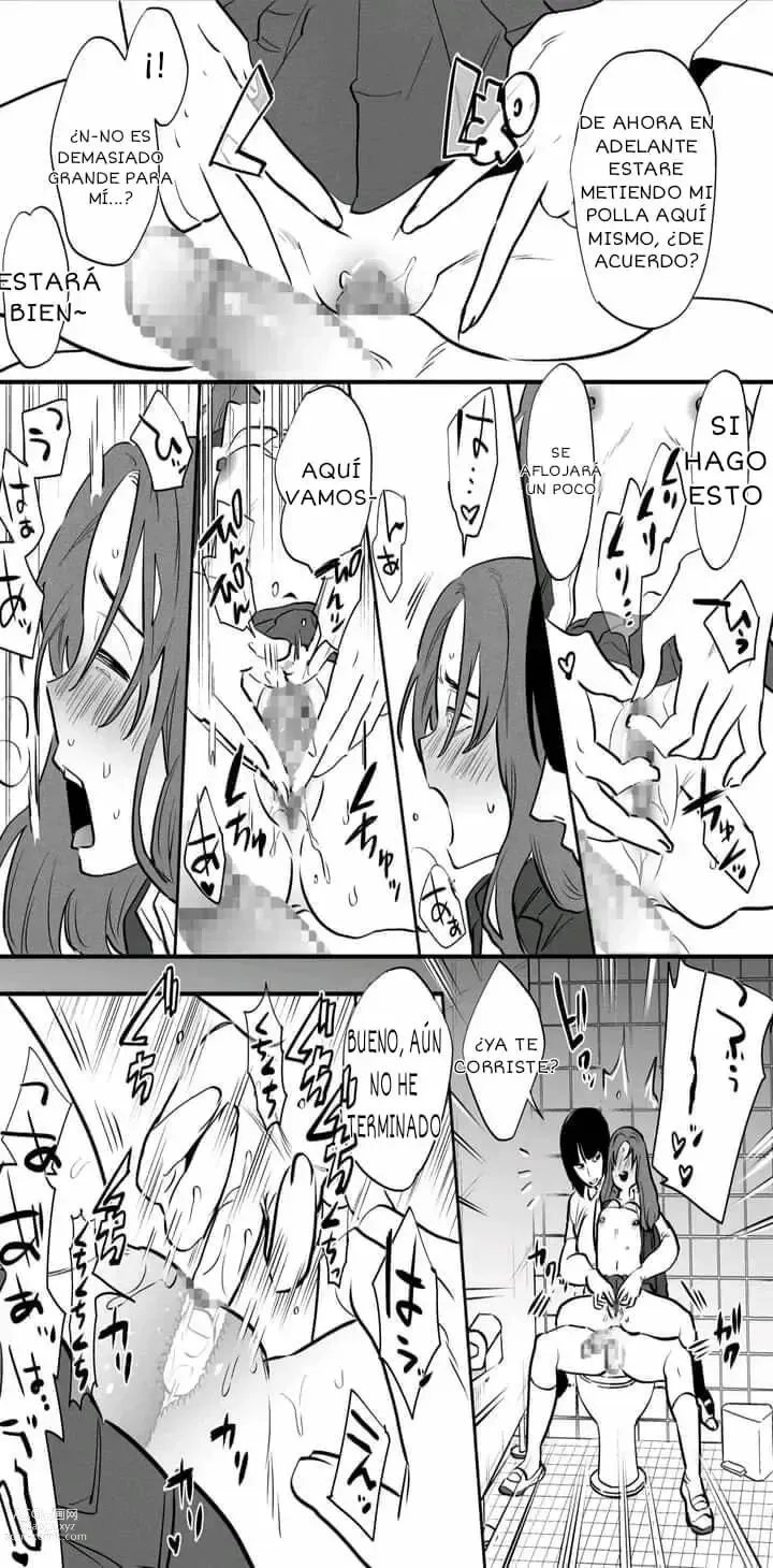 Page 12 of doujinshi Watashi to toire to futanari Hanako-san