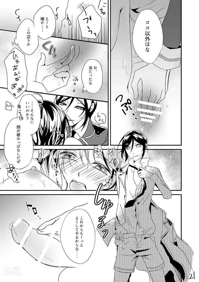 Page 20 of doujinshi Kinji de Shujii no Yagen Niki