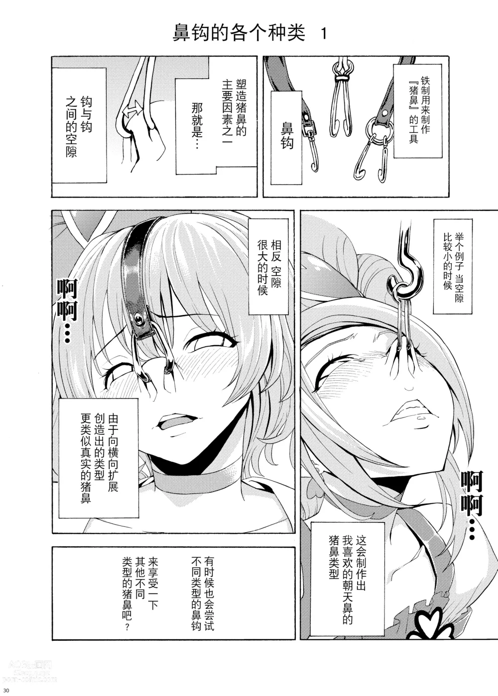 Page 30 of doujinshi Hanazeme Kaozeme no Hon Soushuuhen