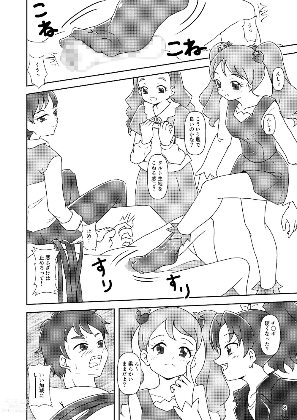 Page 8 of doujinshi Kirakira Zuricure Ashi Mode