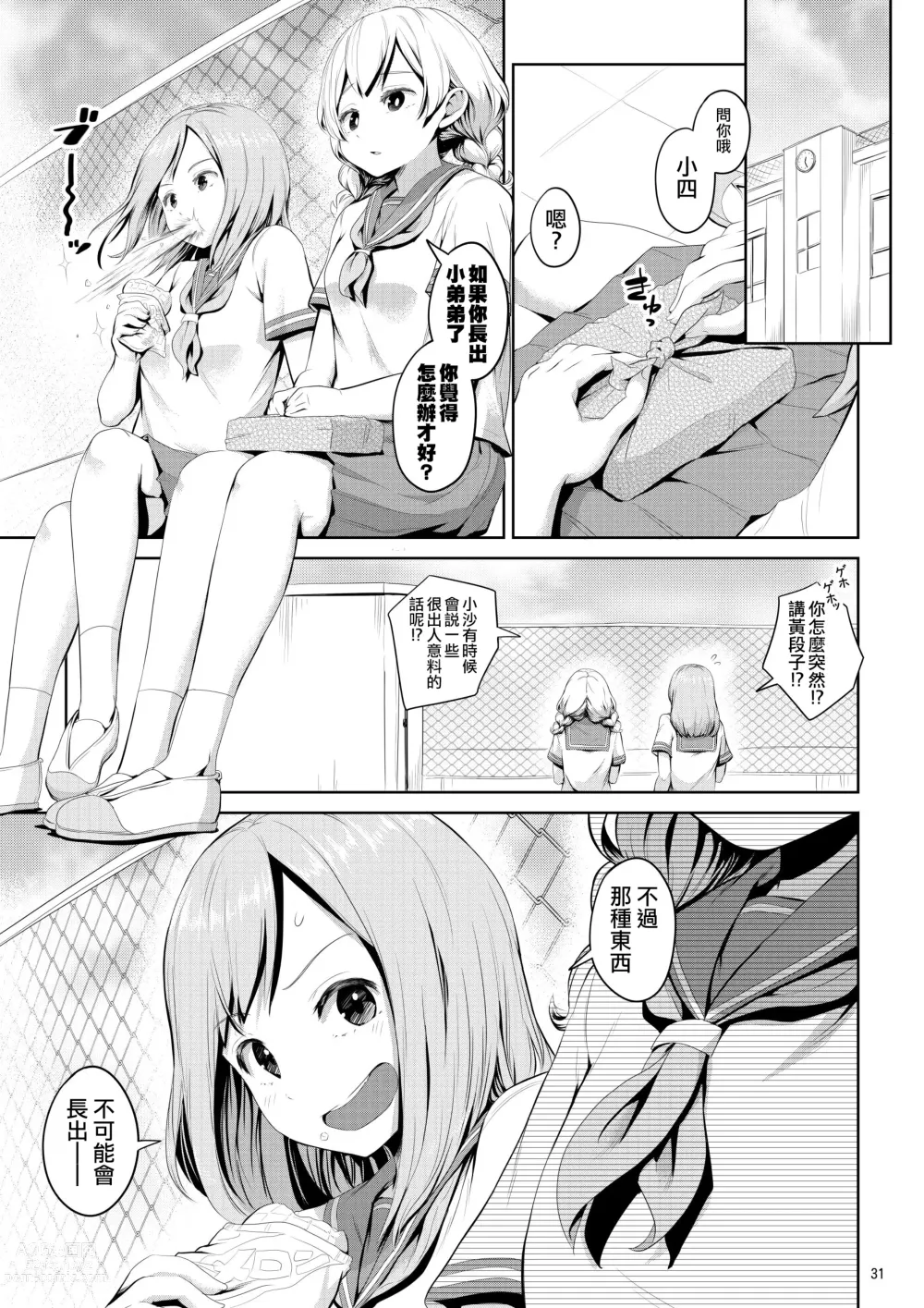 Page 31 of doujinshi Chinko ga Haetara Dou Suru ka (decensored)