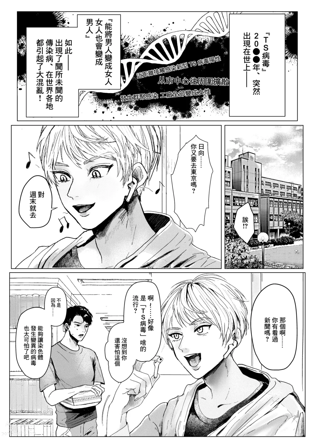 Page 2 of doujinshi Shingata!? TS Virus