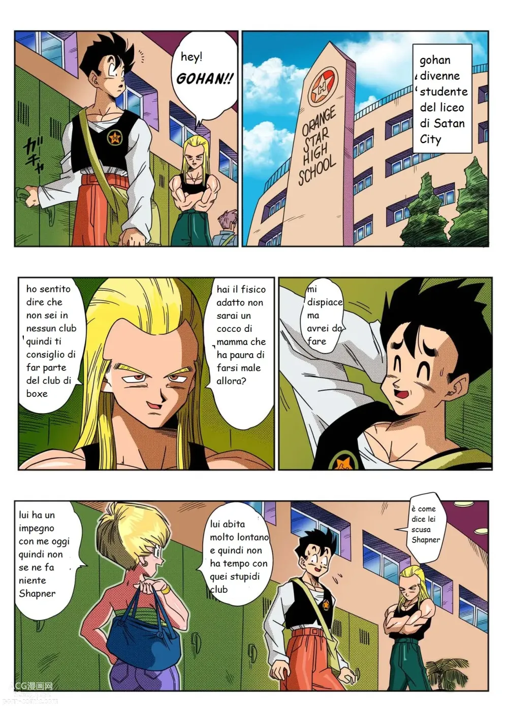 Page 2 of doujinshi LOVE TRIANGLE Z - Gohan, Erasa to Deau (decensored)